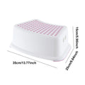 Squatting Toilet Stools Non-slip Bathroom Potty Step Stool Ergonomic and Stable Squatting Stools Heavy Duty Potty Stool for Kids Oasis Select Red