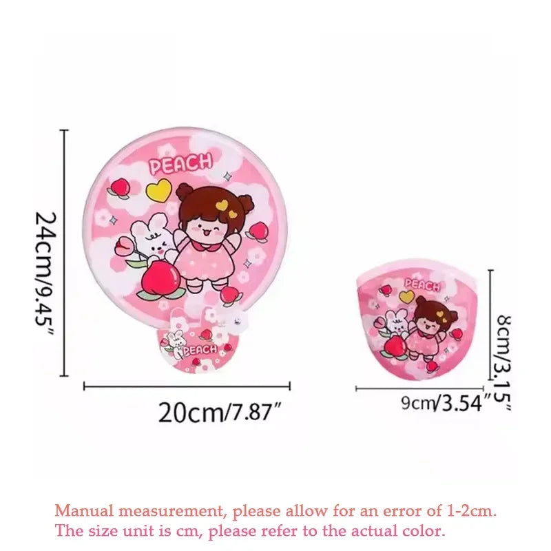 1-20PCS Mini Handheld Folding Fan with Handle Cute Portable Chinese Style Summer Cooling Gift for Travel Outdoor Party Essential Oasis Select