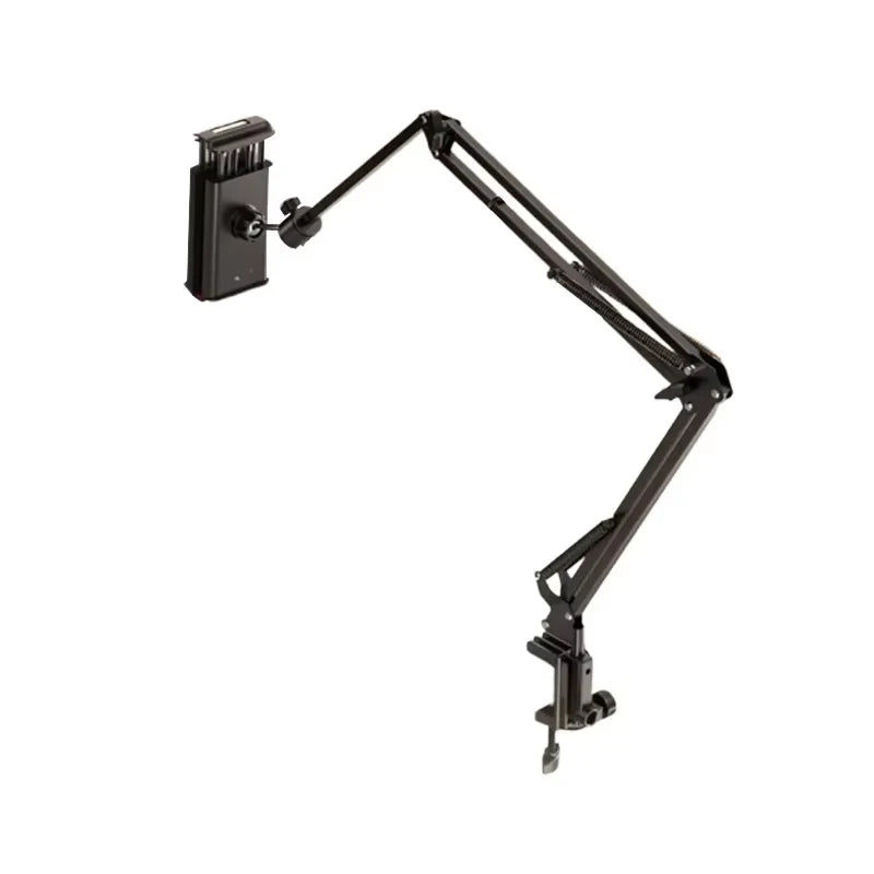 Portable 360° Rotation Mobile Phone Holder Stand Flexible Lazy Bed Desktop Bracket Flat bracket Stand Base For iPhone Samsung Oasis Select Black A