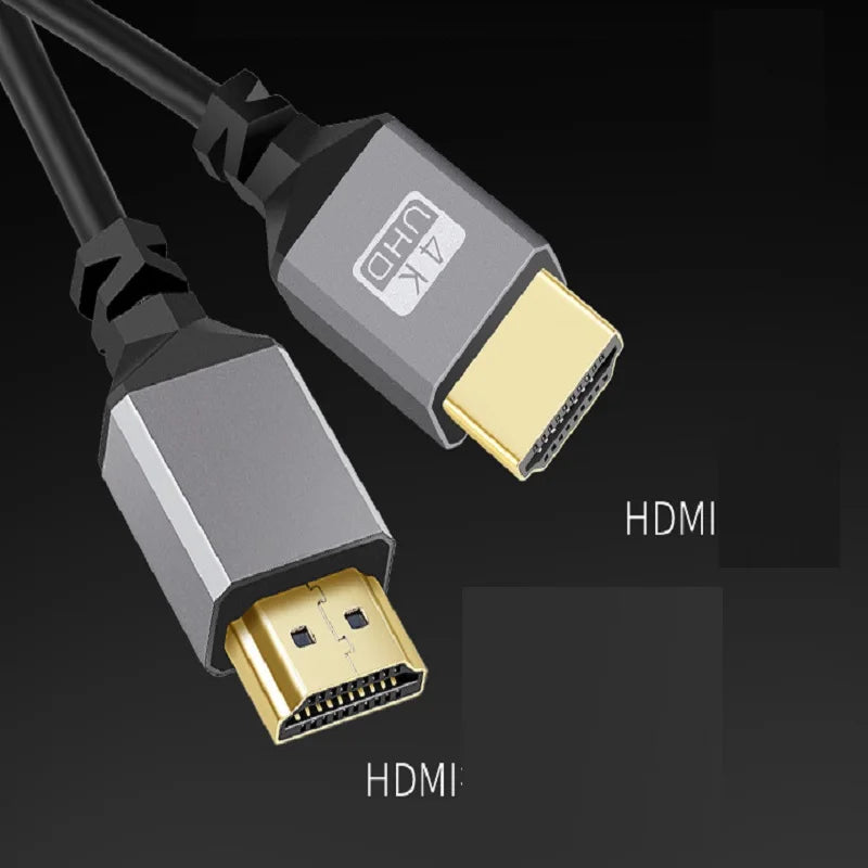4K60HZ 0.5-2.4M 4K HDMI-Compatible TO HDMI Coiled Extension Flexible Spiral Cable 4K HDMI Male to Male Plug Cable Oasis Select