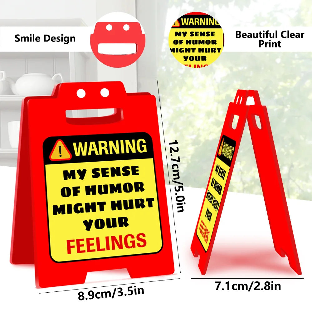 Red Acrylic Office Creative Smiley Face Spoof Decoration Colleagues Prank Gift Oasis Select BTU614 2mm