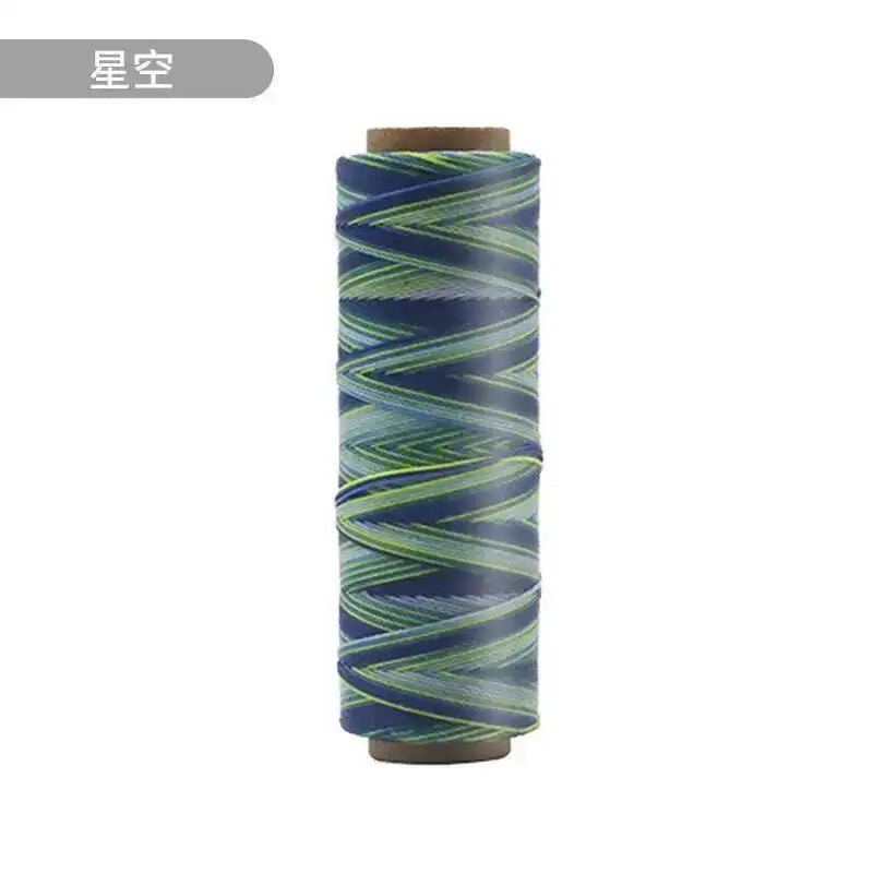 Round Waxed Cord Polyester Coated Sewing Thread DIY Handmade Leather