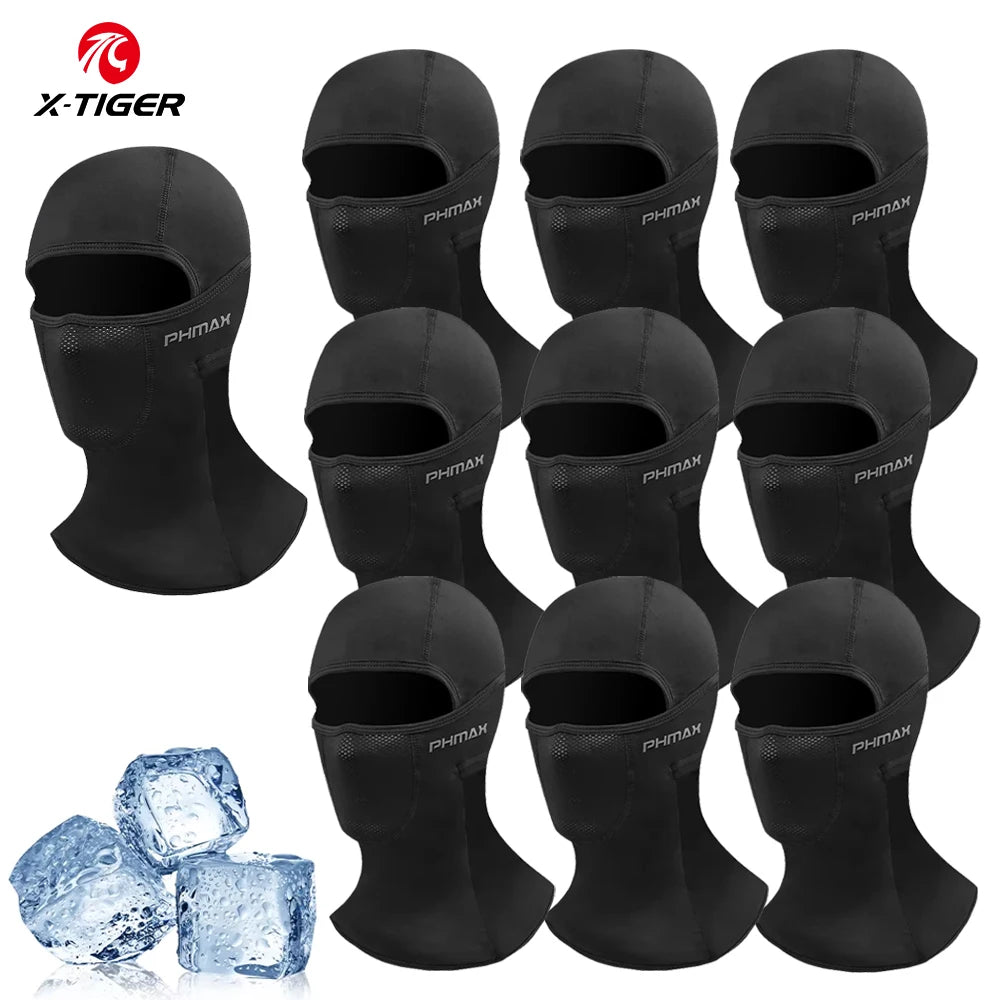 PHMAX Motorcycle Riding Mask Wind Protection And Warmth Breathable Full Face Mask Balaclava Hat Scarf Hood Moto Biker Wind Cap Oasis Select PW-DPMZ-4301-10T