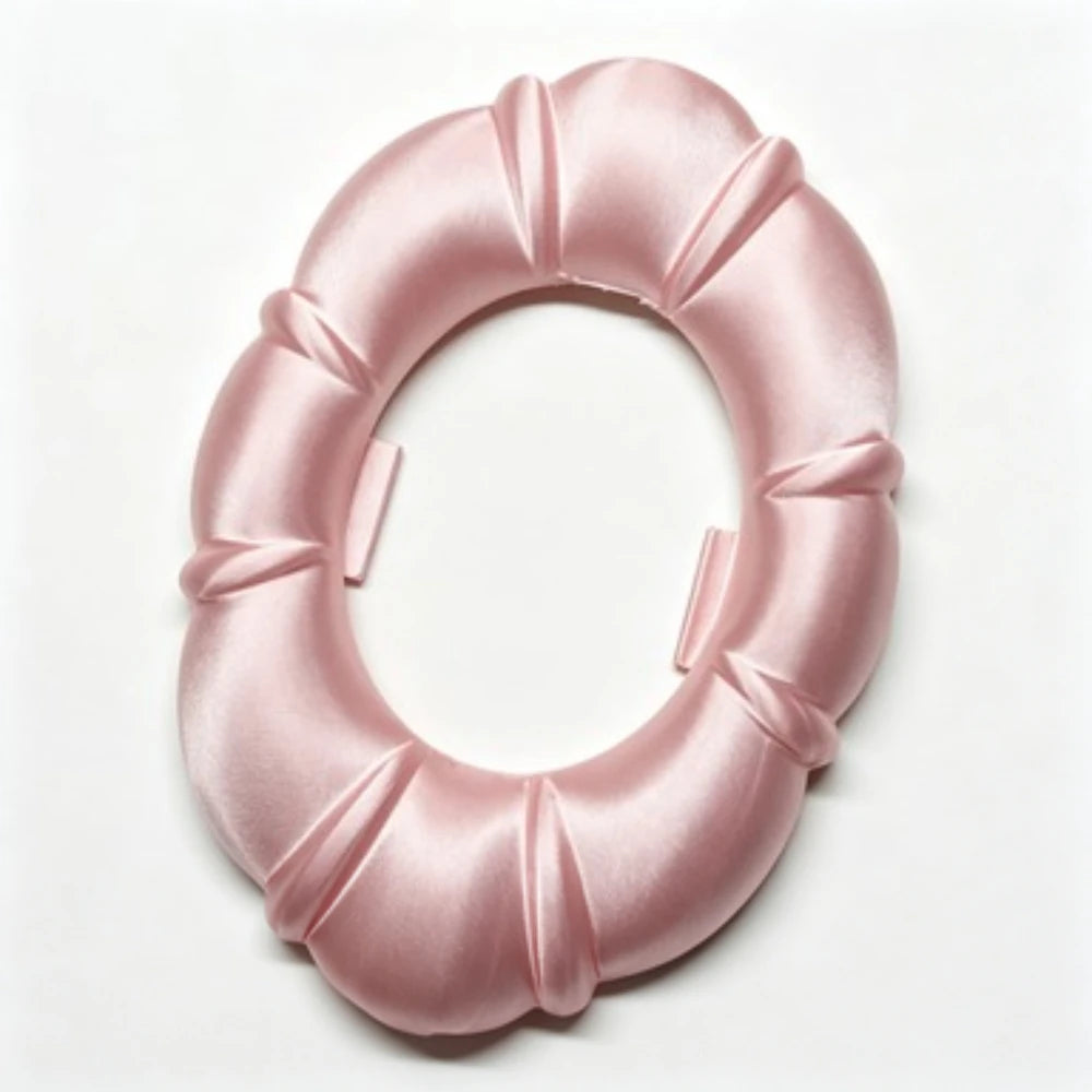 White Bubble Oval Photo Frame Cute Bubble Style Desktop Storage Rack Home Desktop Decoration Minimalist Puff Style Photo Frame Oasis Select Pink