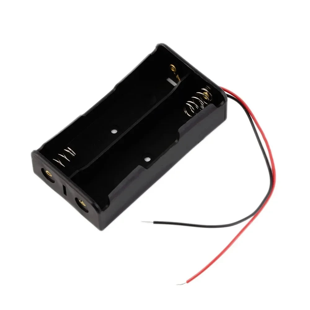 1/3pcs Plastic 18650 Battery Storage Box Case 1 2 3 4 Slot Way DIY Batteries Clip Holder Container With Wire Lead 18650 Battery Oasis Select 2X18650