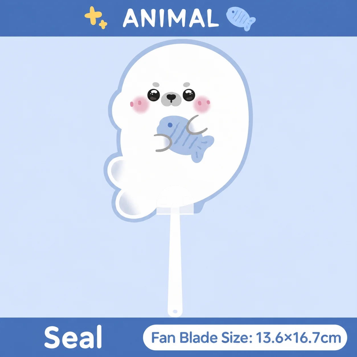 Animal Shaped Fan Dirt-Resistant Polar Animal Fan Portable Handheld Fan Portable For Office Cooling Campus Study Friends Oasis Select color 4