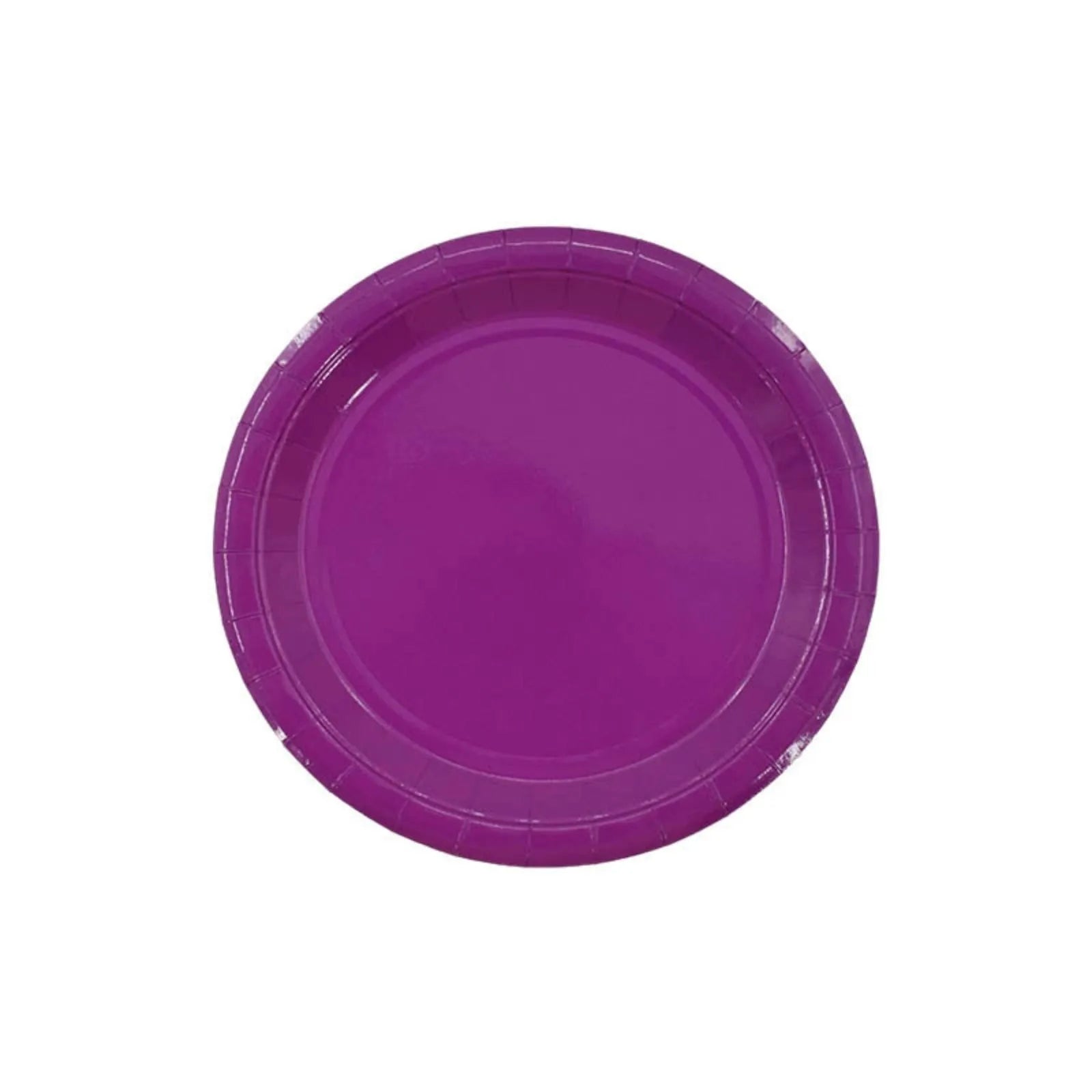 9-Inch Disposable Paper Plates Pack of 10 | Parties & Outdoor Disposable Paper Plates Oasis Select Purple