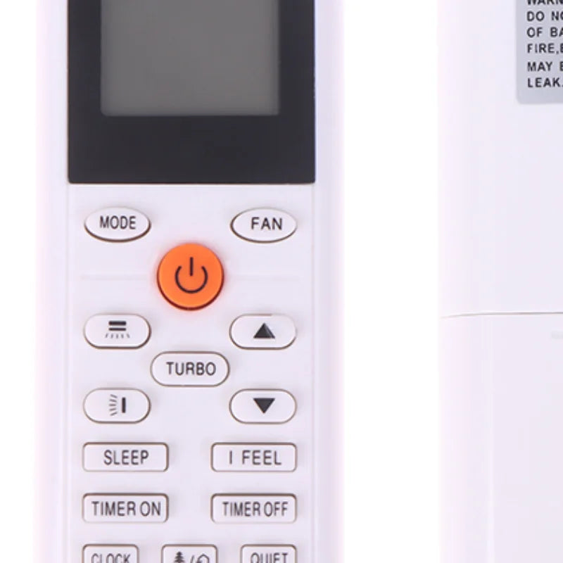 Universal AC Remote Control – Gree Electrolux Tadiran YAC1FB