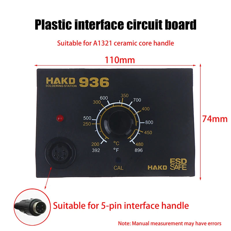 Hot Sale 936 Electric Welding Station Circuit Board Control Board Adjustable Temperature 5-hole 5-pin A1321 Core Circuit Board Oasis Select 02