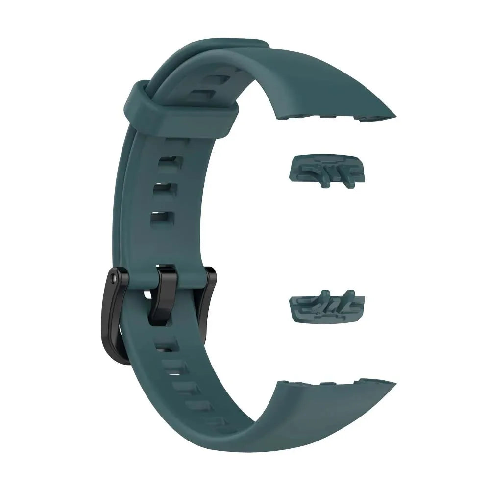 Silicone Replacement Band for Huawei Honor Band 6 – Soft Strap Watch Band Strap Oasis Select Green