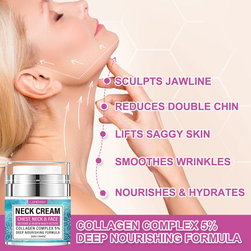 Lanemay Collagen Neck Cream – Firm, Lift & Smooth 50g