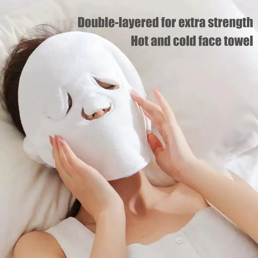Reusable Face Steam Towel – Hot & Cold Compress Spa Mask Facial Steam Towel Oasis Select