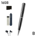 Digital Activated Pen 360 Sound Audio Activated Dictaphone Recording Device Voice Controlled Audio Recorder Pen for Meetings Oasis Select B