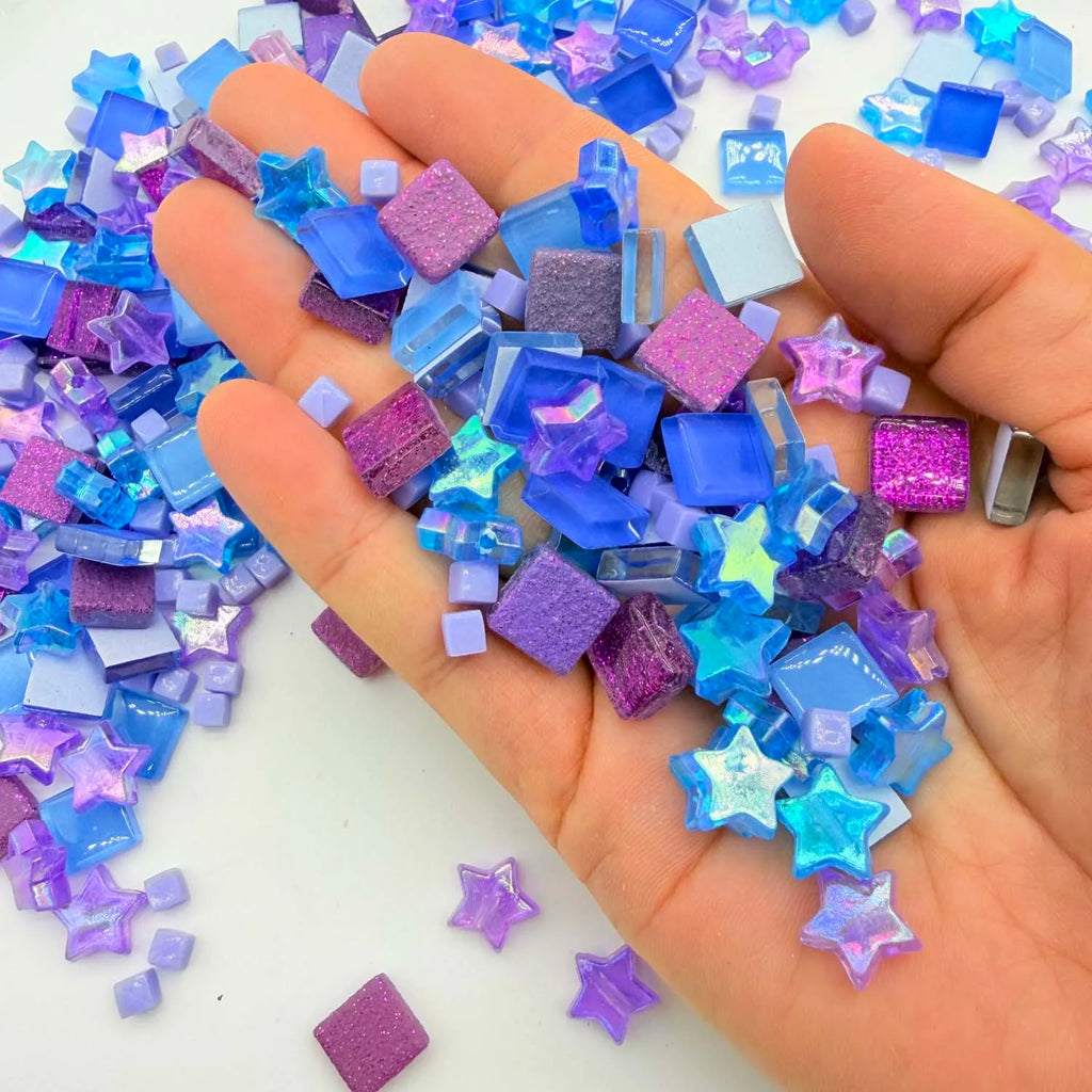 Colorful Crystal Mosaic Tiles – DIY Stained Glass & Crafts
