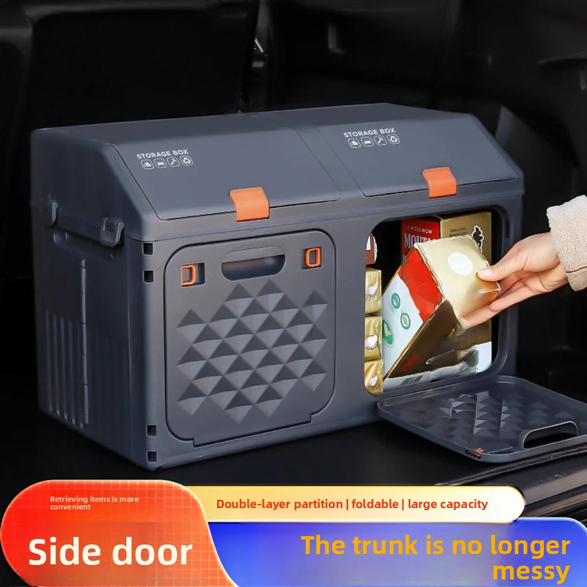 Car Trunk Storage Box, Car Storage Box, Foldable Seat Back Storage Box, Can Be Classified For Storage, Outdoor Box Oasis Select