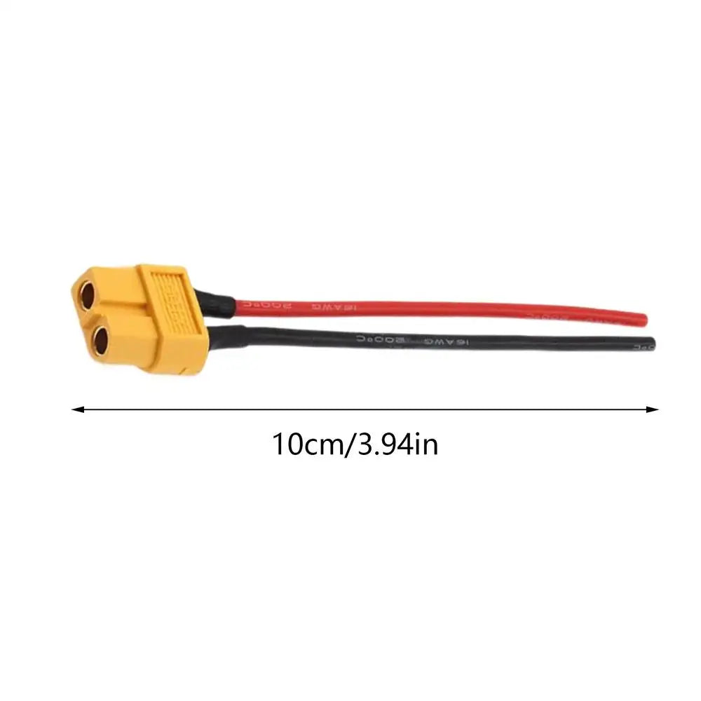 Xt60 Cable Xt60 Female to Male Connector Male and Female Adapter Wire Parts Accessories Portable for Rc Battery Drone Car Rv Oasis Select Female head