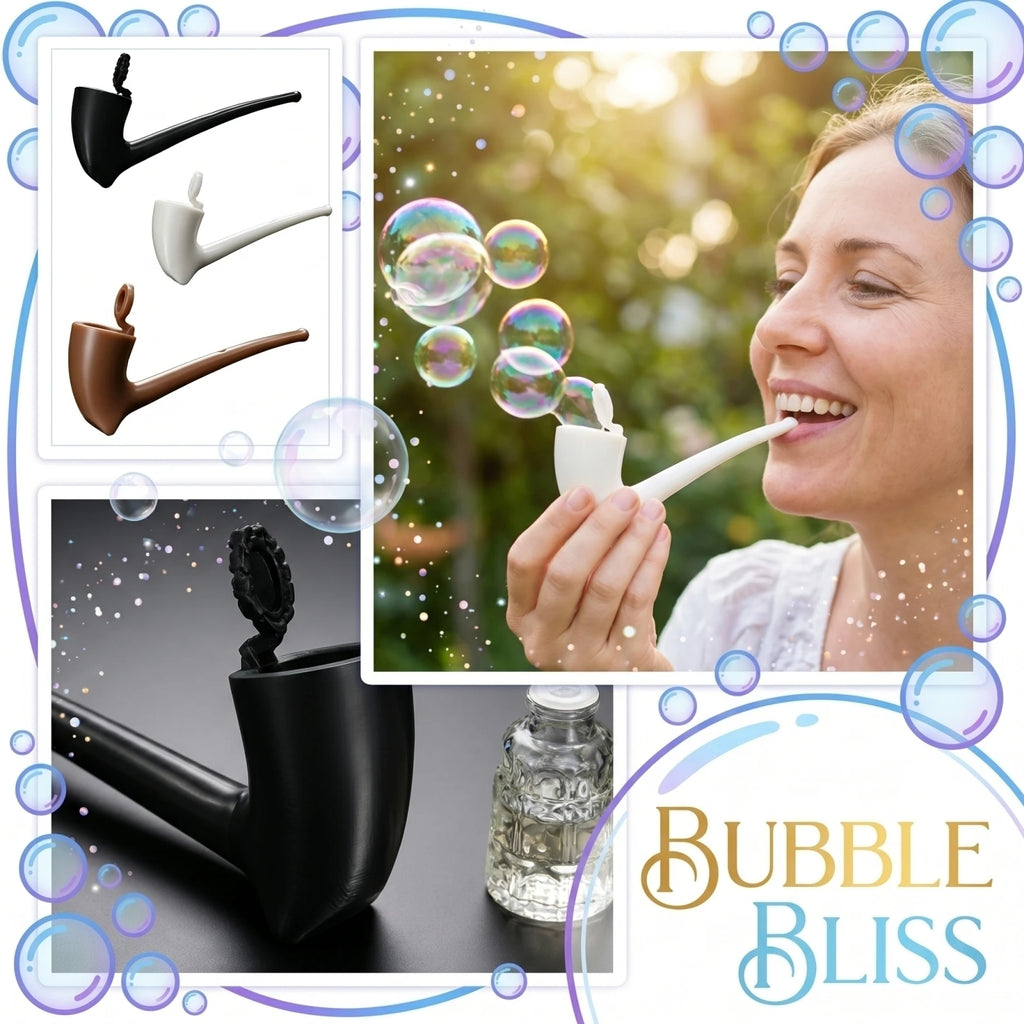 Vintage Simulation Wizard Pipe Bubble Maker Stress Relief Funny Novelty Creative Gift Decompression Toy For Adult Relaxation Oasis Select