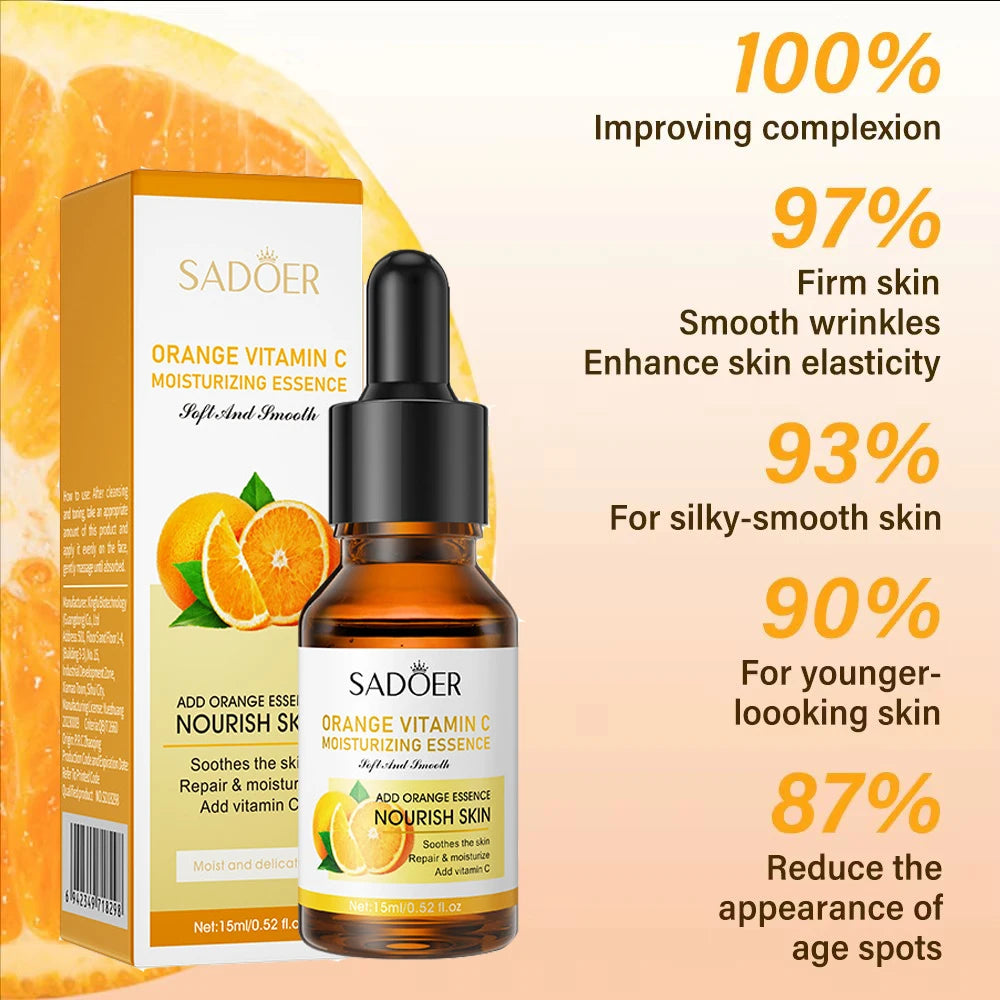 SADOER Vitamin C & Hyaluronic Acid Face Serum 15ml
