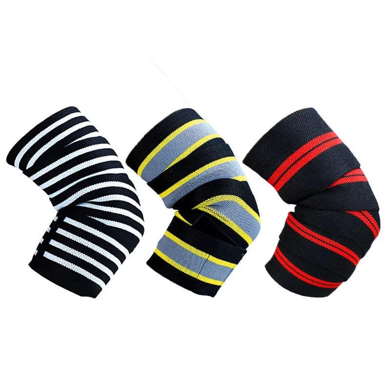 Knee Compression Wraps for Weight Lifting & Squat Training Knee Compression Wraps Oasis Select