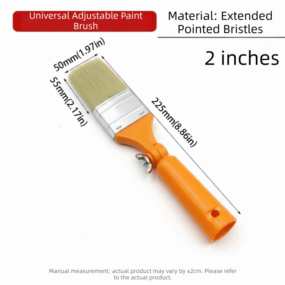 360° Adjustable Paintbrush | Replaceable Curved Head 2/3/4 In