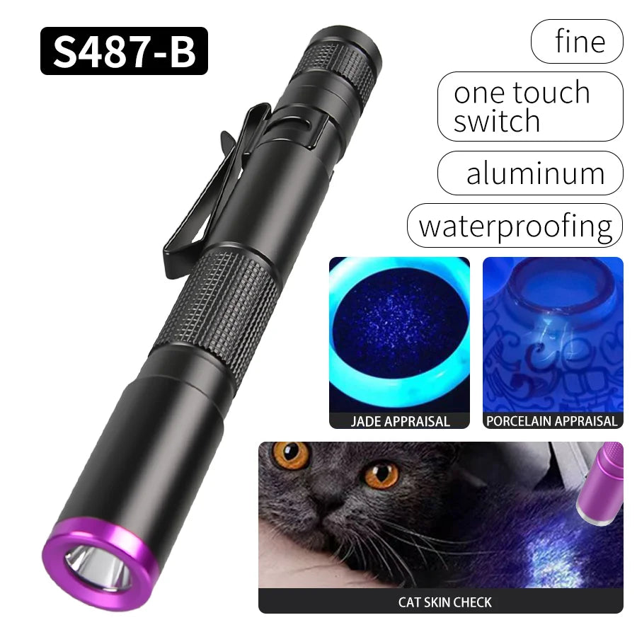 395nm UV Flashlight – Pet Stain & Fluorescent Detector Torch