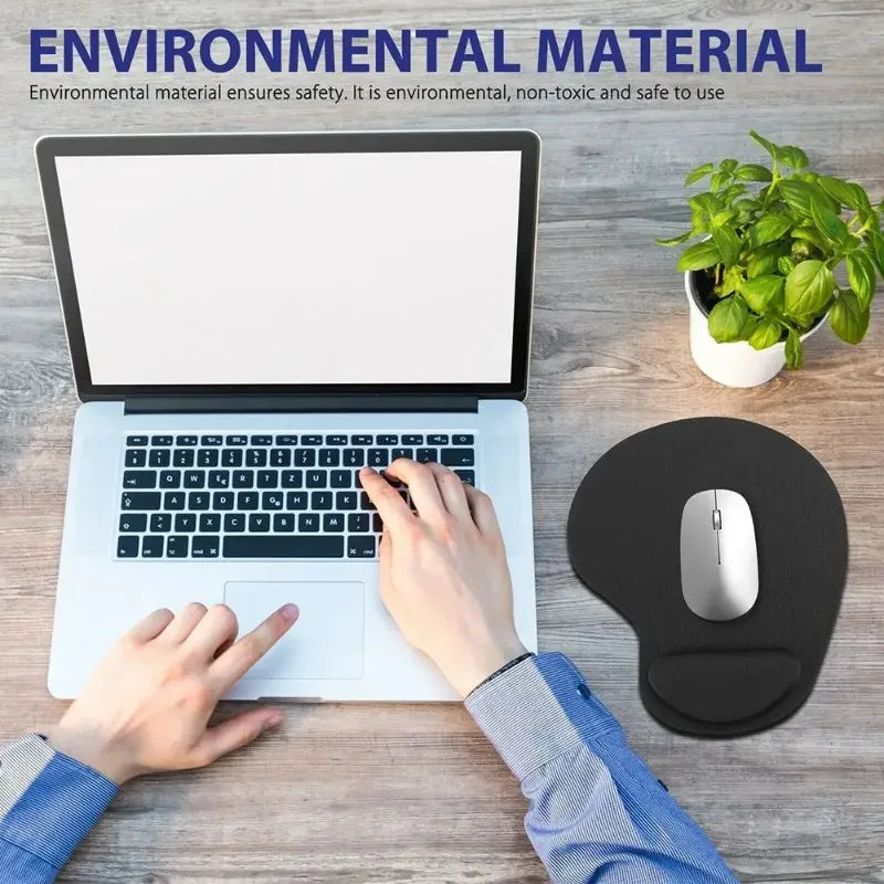 Non-slip Ergonomic Wrist Rest Mouse Pad Comfort Soft Mat Wrist Support Cushion for Home Office PC Laptop Accessories Oasis Select
