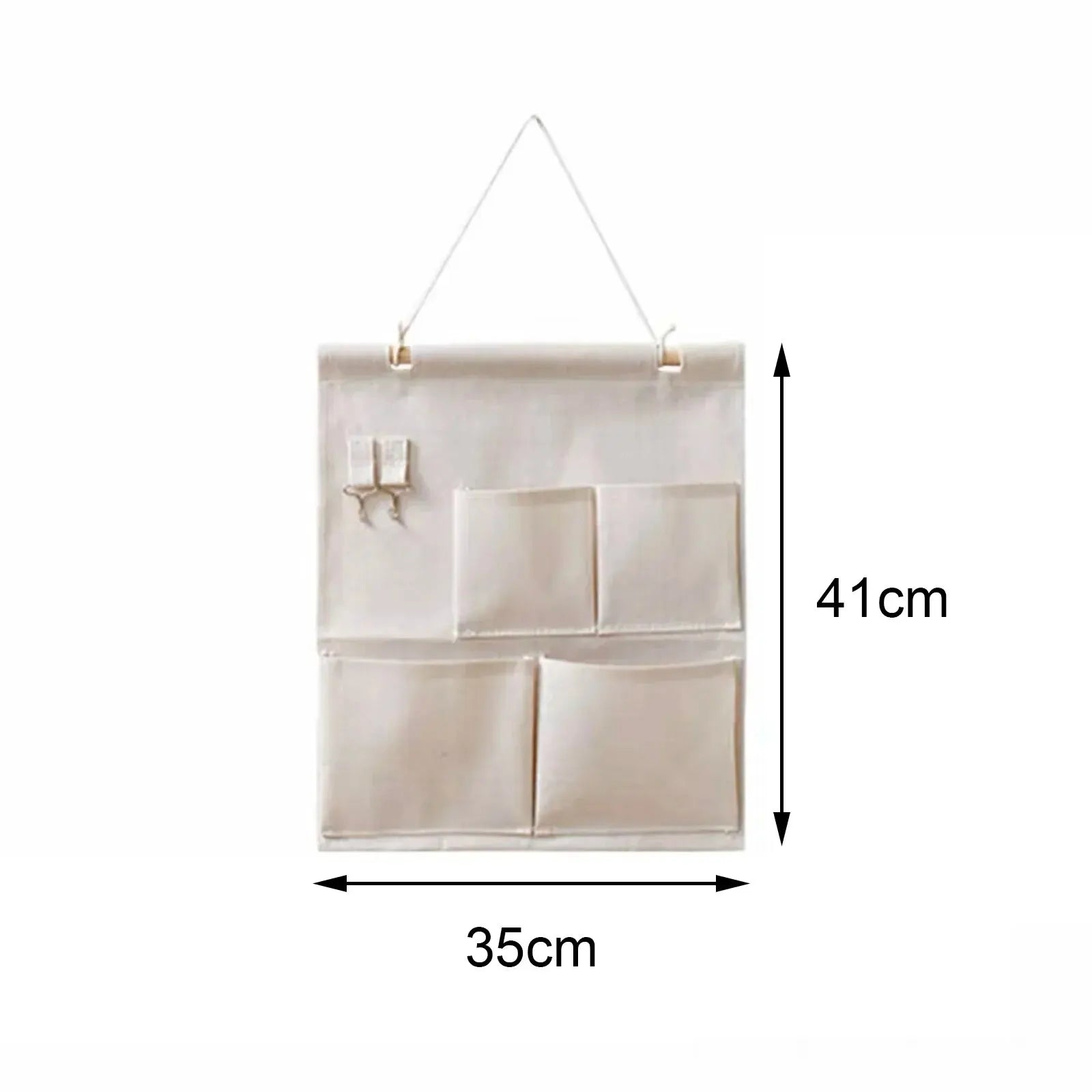 Cotton Wall Hanging Storage Bag Organizer – 4 or 7 Pockets