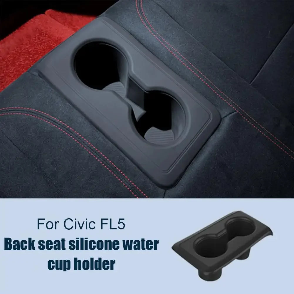 Honda Civic FL5 Type R Silicone Rear Cup Holder Mat Anti-Slip
