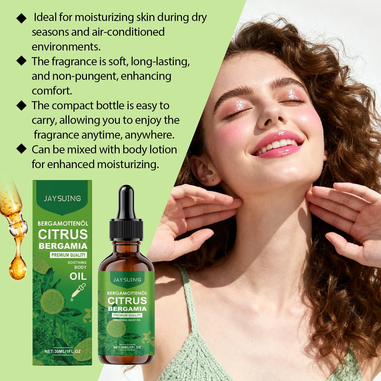 Jaysuing Tocopherol Essential Oil – Deep Moisturizing Serum 30ml Skin Serum Oil Oasis Select