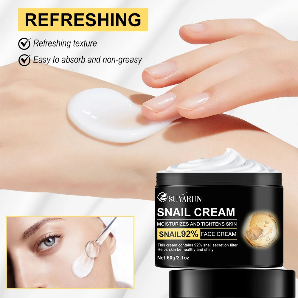 Snail Mucus Coconut Oil Cream, enriched with coconut oil and aloe vera, smooths fine lines, brightens and firms the skin . Oasis Select