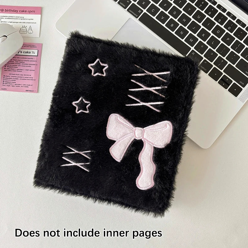 A6 Ballet Plush Bowknot Photocard Binder Album | Kpop Collect Book Photocard Binder Album Oasis Select A4