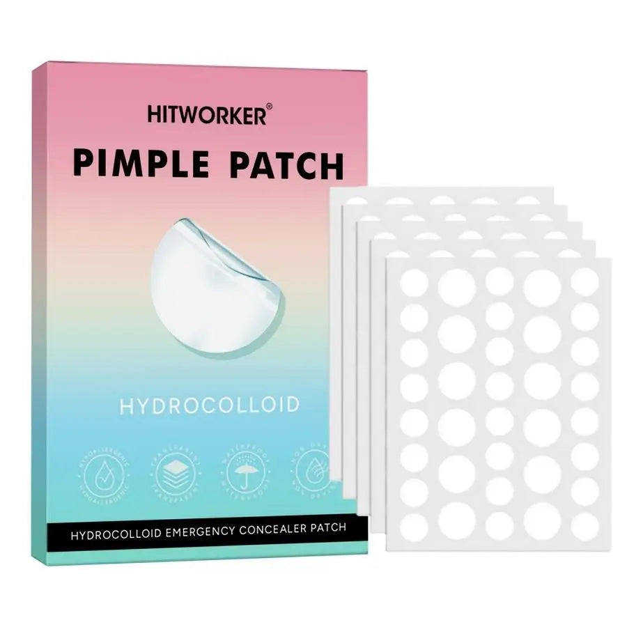 180/360/540/720pcs Hitworker Acne Patches, Hydrogel Cover, Cute Design, Suitable for All Light Skin Tones, Daily Use & Photo Pro Oasis Select 180pcs