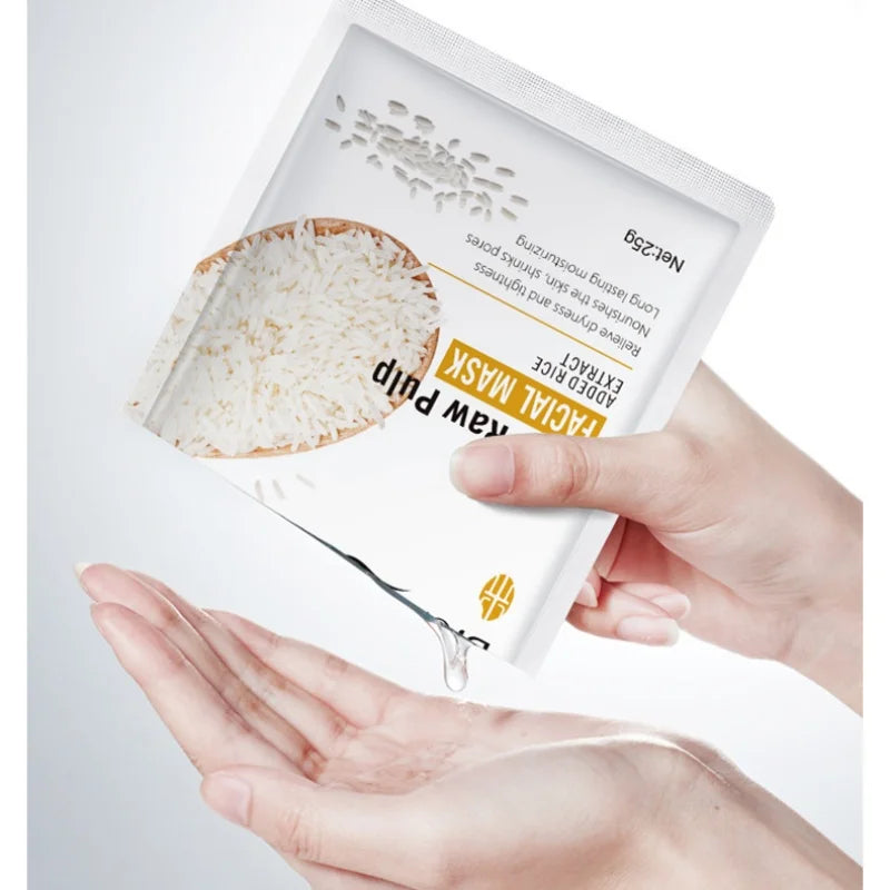 Rice Puree Facial Mask – Rice & Grape Seed Extract Sheet Mask Facial Sheet Mask Oasis Select