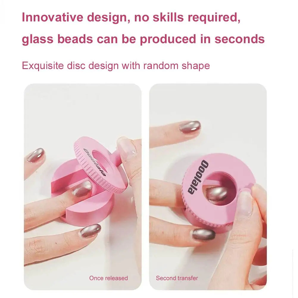 Glass Bead Nail Magnet Spinner, Rotating Cat Eye Magnet for Nails, Gel Nail Polish for Cat Eye Gel Polish, Nail Art Salon & DIY Oasis Select