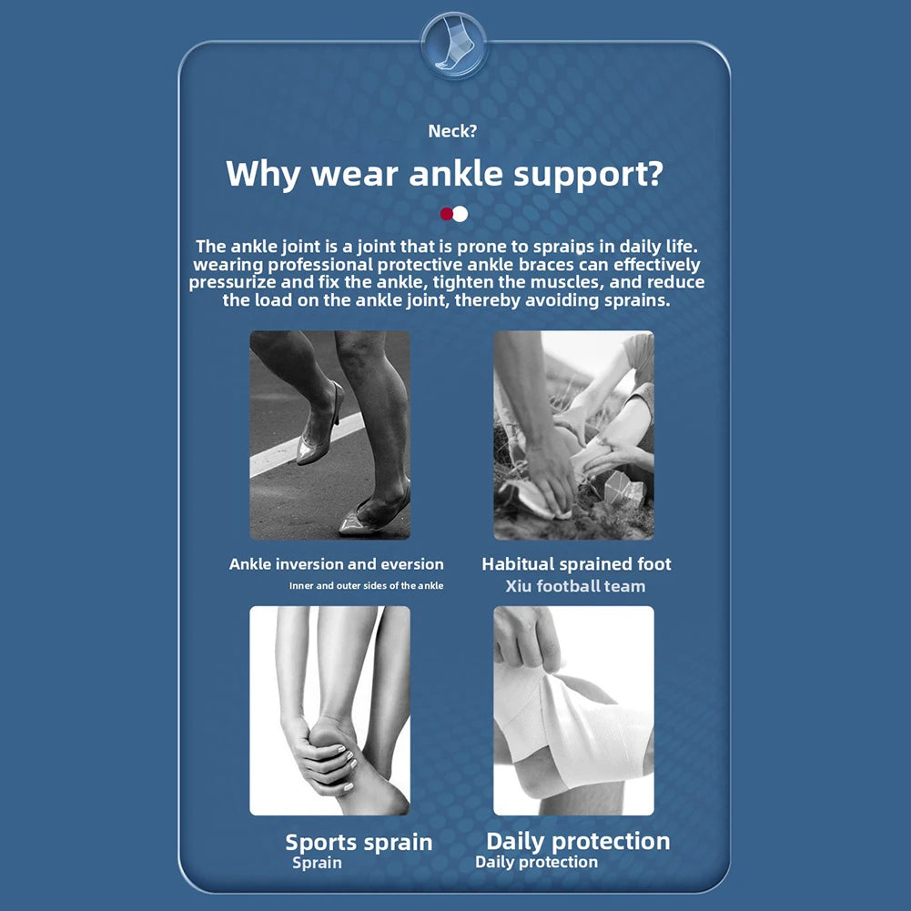 Elastic Ankle Brace with Adjustable Wraps | Gym & Outdoor Sports
