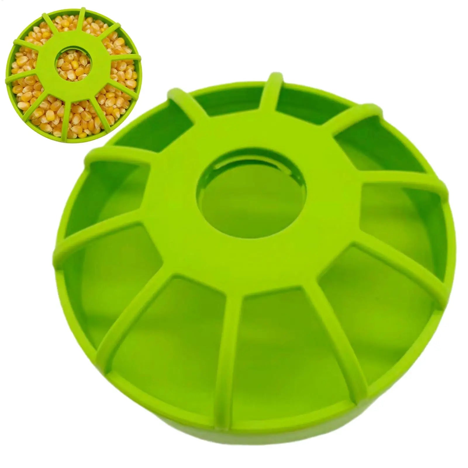 Poultry Feeder Spill Proof Non Slip UV Resistant Chicken Coop Feeder Food Storage for Parakeet Pigeon Quail Duck Home Cage Oasis Select