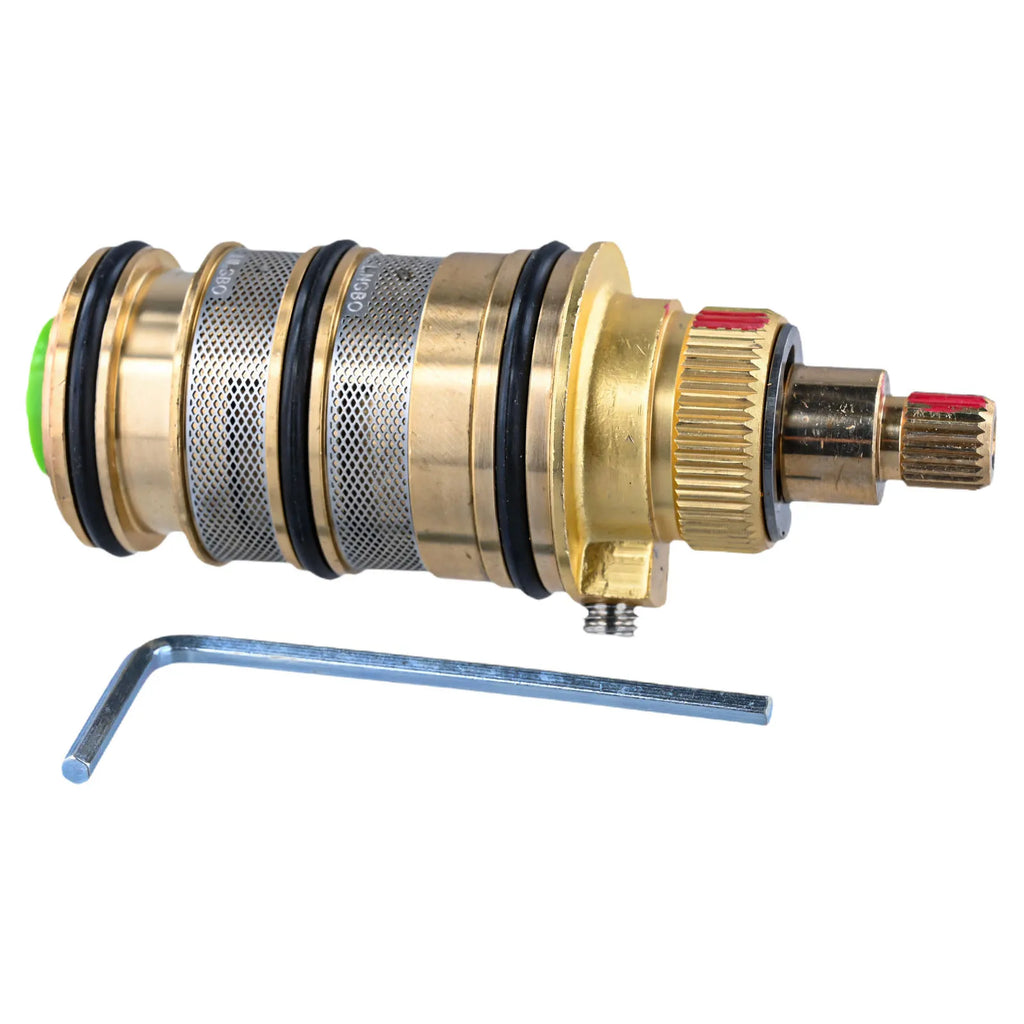 Exceptional Quality Thermostatic Valve Faucet Built-in Thermostats Safety Override Knob Solid Brass Construction Oasis Select China Mainland