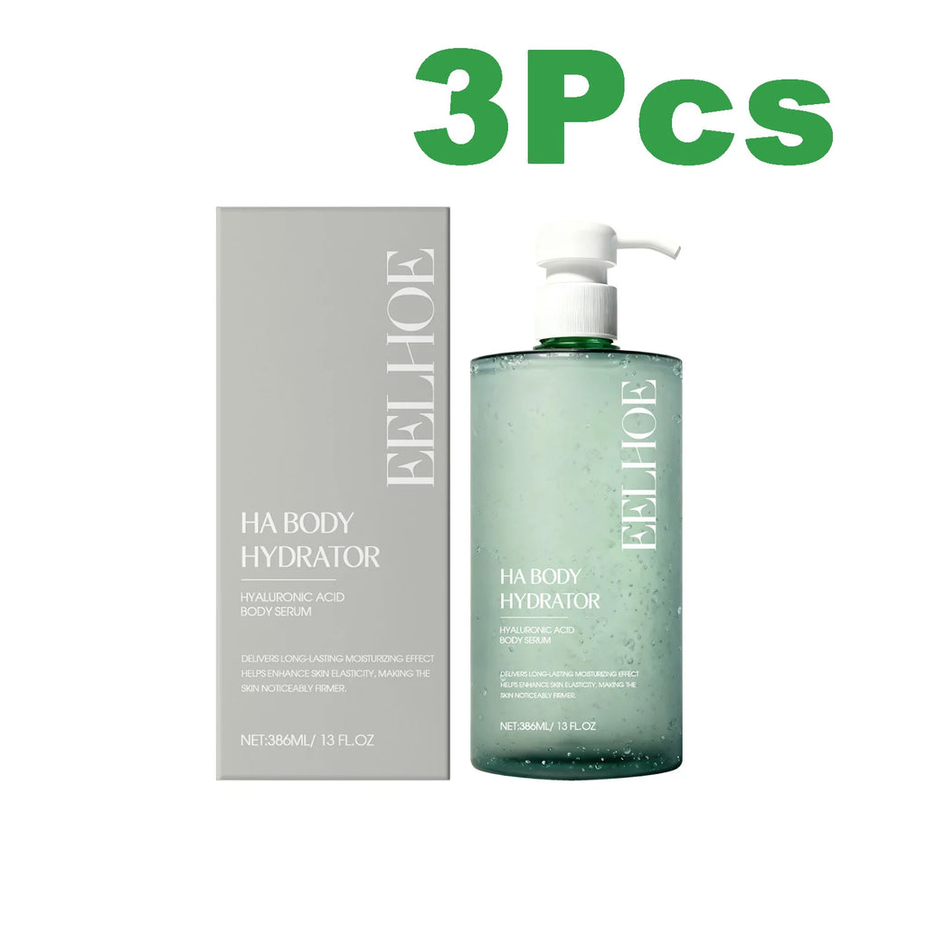 Eelhoe Hyaluronic Acid Body Serum – Firming & Moisturizing 386ml Body Serum Oasis Select 3 x 386ml Boxed