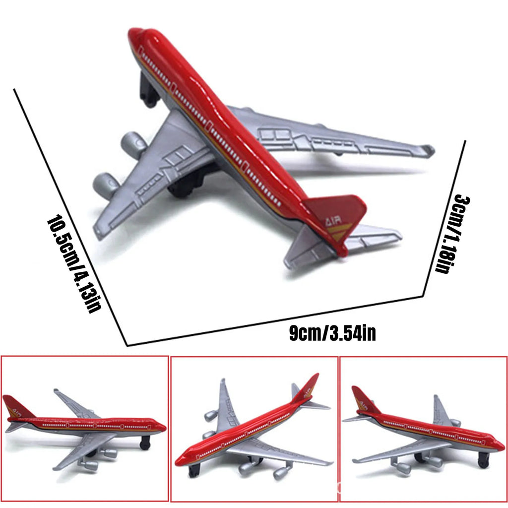 6-Pack Die-Cast Metal Airplane Toys for Kids Ages 3–12 Die-Cast Airplane Playset Oasis Select