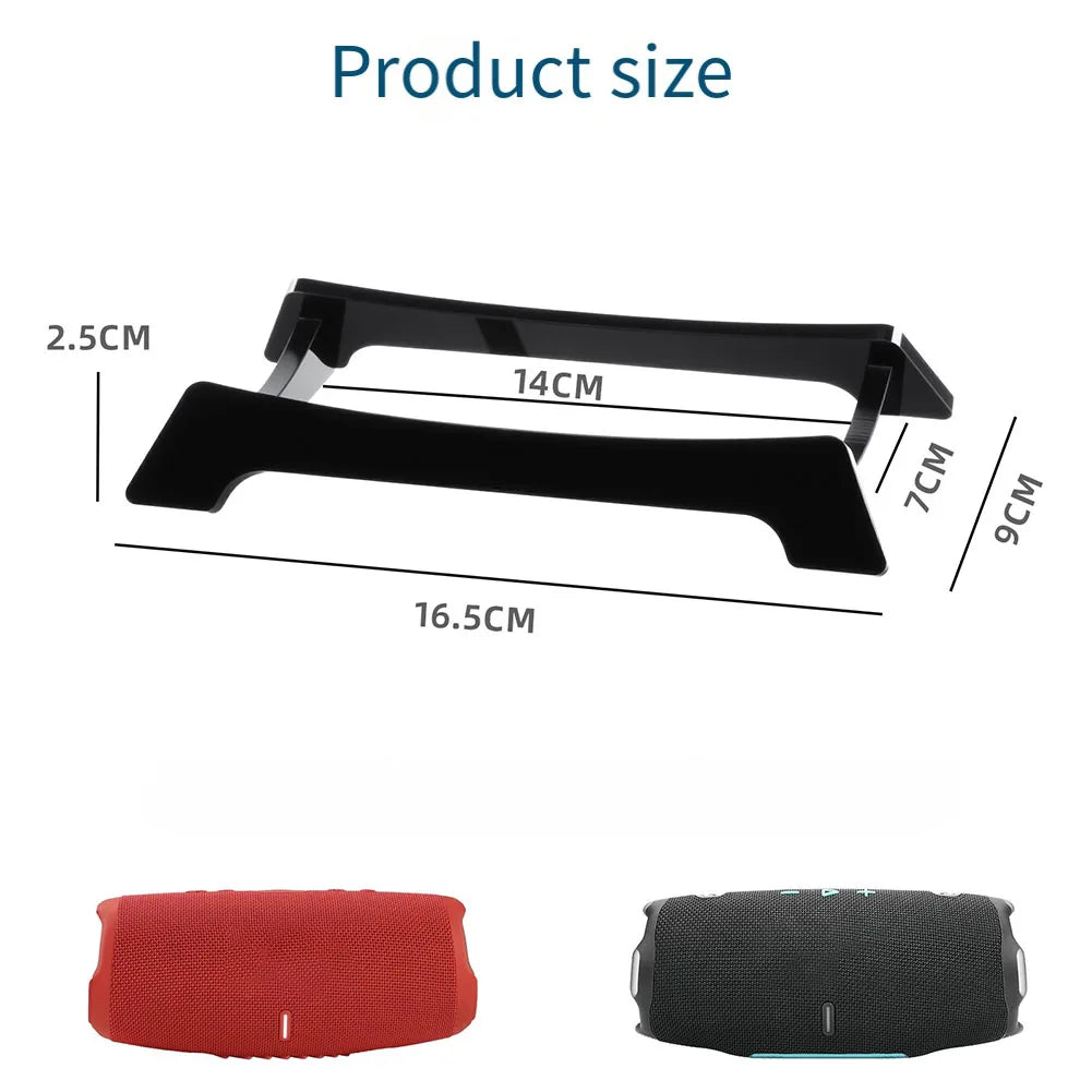Premium Acrylic Stand For JBL Charge 5 And Charge 6 Designed For Stability And Effortless Setup Without Assembly Oasis Select