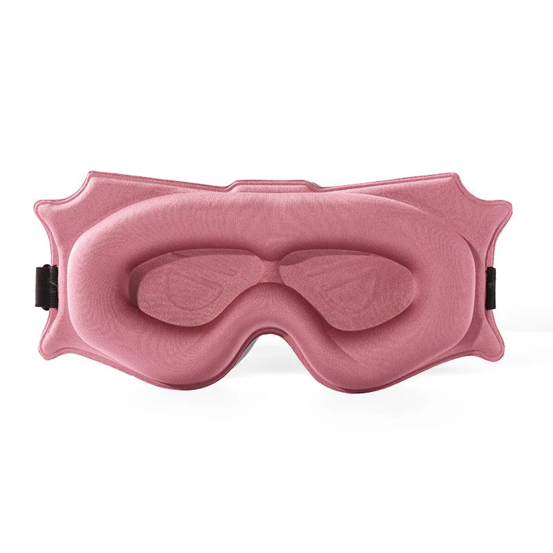 Ultimate Sleep Eye Mask - Adjustable 3D Stereoscopic Eye Mask, Perfectly Blocking Light, Ensuring Uninterrupted Sleep Oasis Select Pink