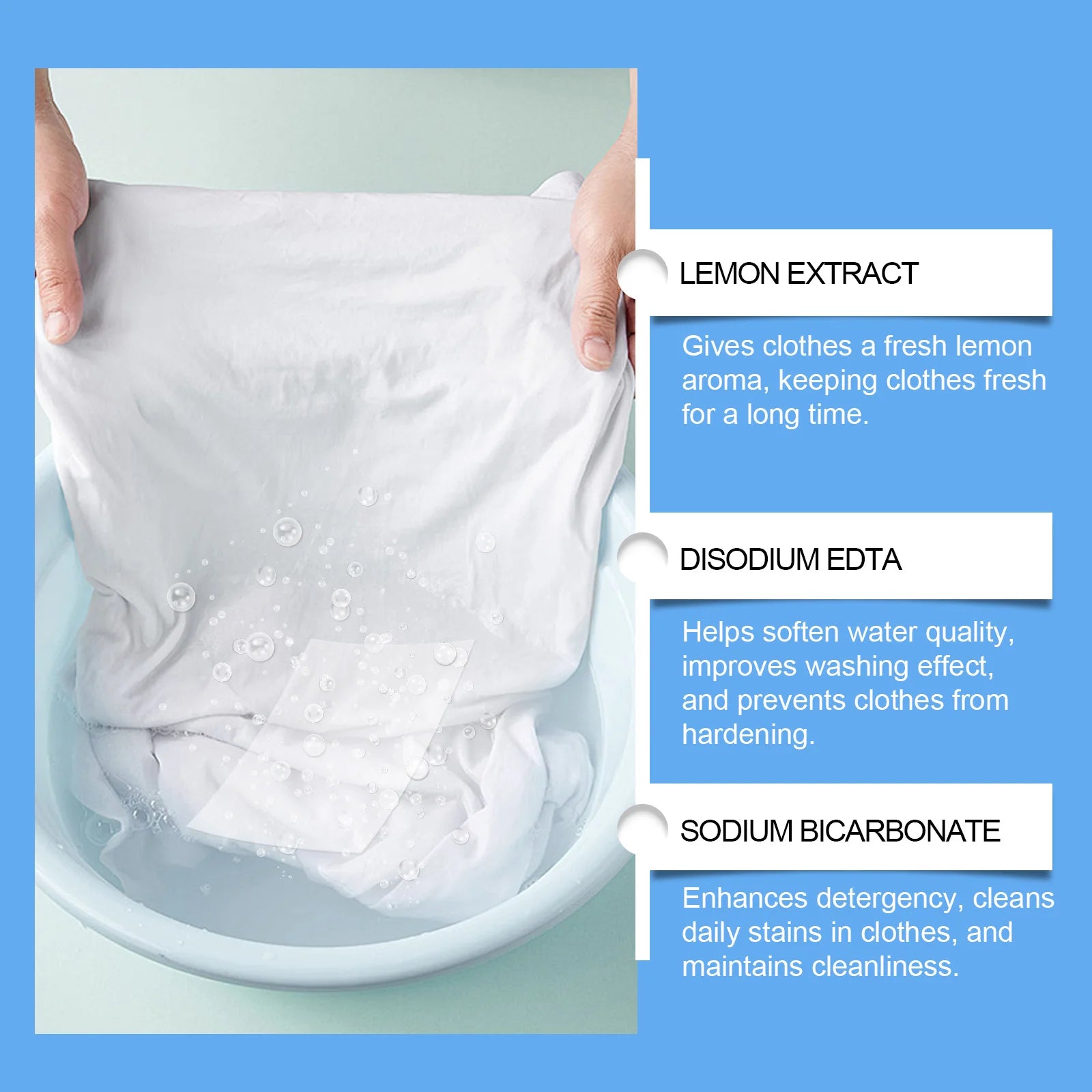 Jaysuing Laundry Detergent Gently Cares For Odors, Oil Stains, And Stains, Leaving A Fragrance For Cleaning Laundry Bubble Wrap Oasis Select