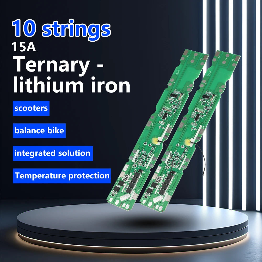 10S 36V 15A 18650 Lithium Battery Protection Board With NTC Temperature Control For Electric Scooters 18650 Battery Pack BMS Oasis Select Default Title