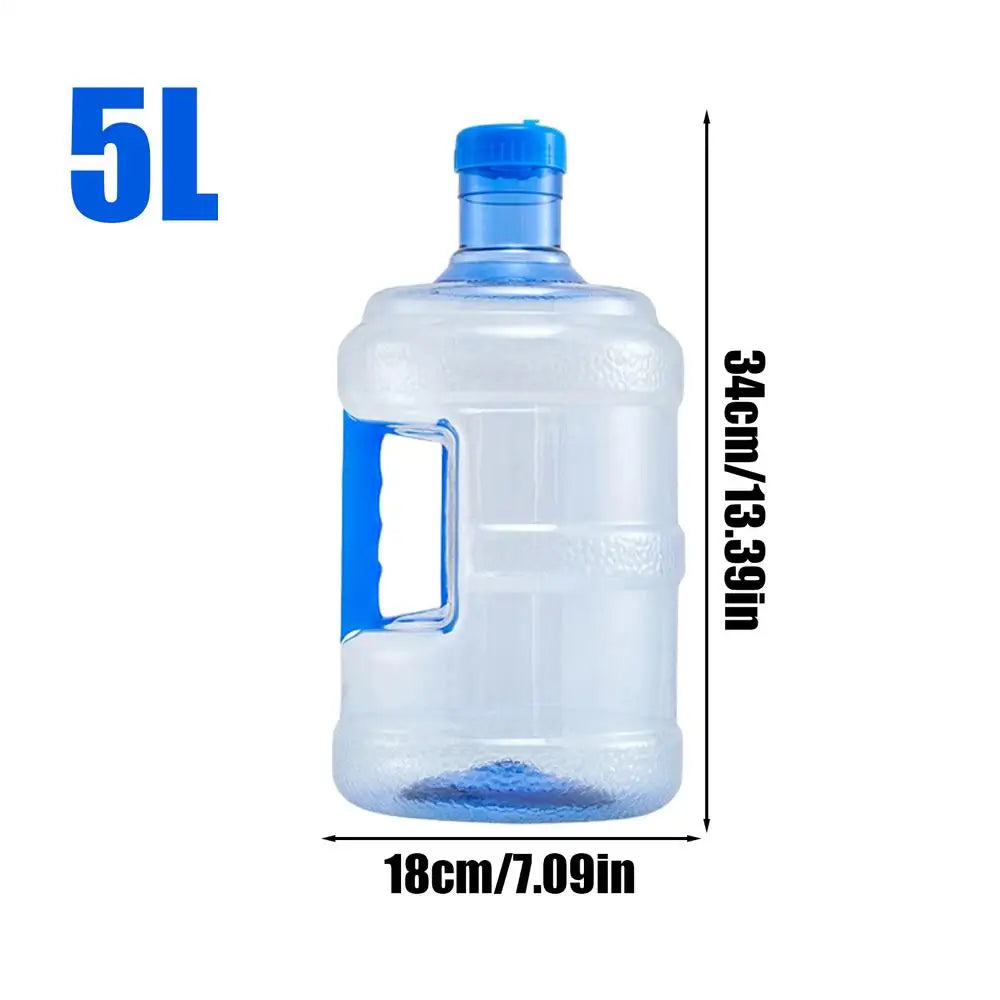Camping Water Storage Water Storage Jug Tank with Handle Multifunctional Pitcher Thickened PET water bucket for water dispensers Oasis Select 5 liters