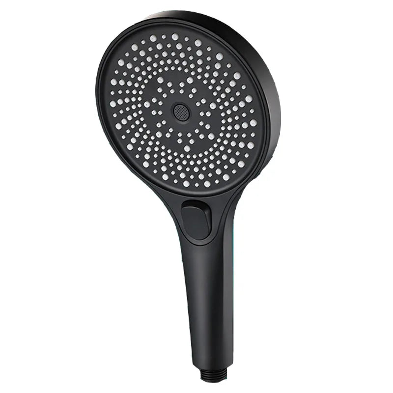 Showerhead shower bathroom accessories large panel showers for bathroom items 3 modes knobs portable heads parts fixture home Oasis Select Black shower head