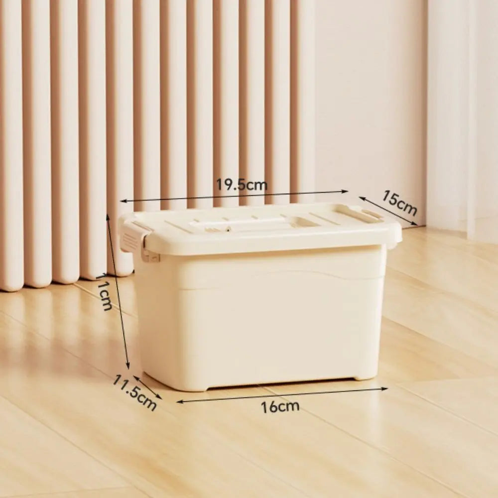 Multifunction Household Storage Box Dustproof Waterproof Storage Cabinet Portable Household Organizer with Handle Large Capacity Oasis Select Small