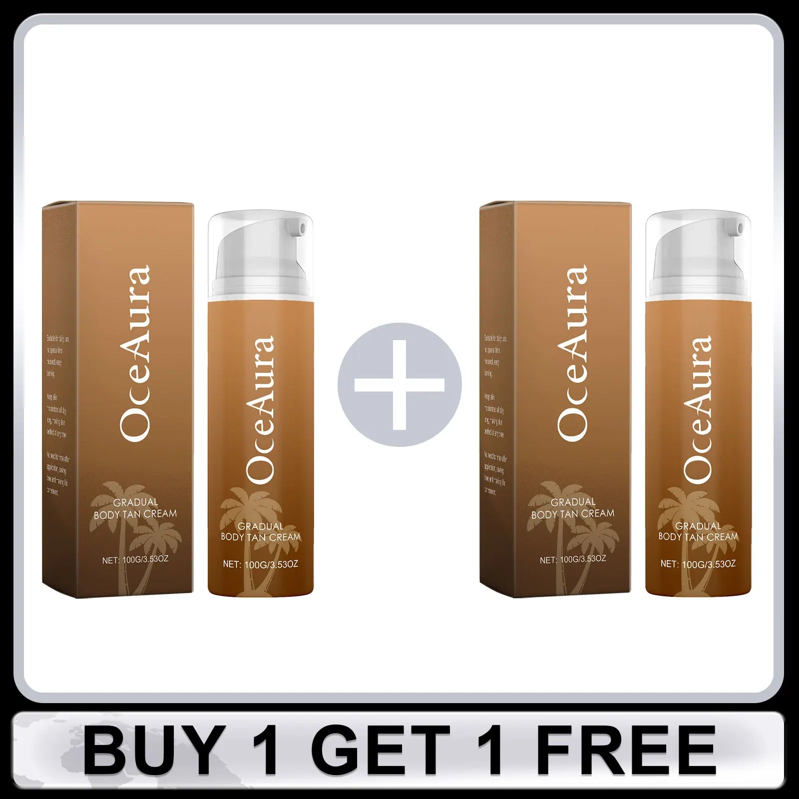 Self Tanning Cream Accelerator Booster for Face Body Sunbed Cream Even Skin Tone Prevent Sunburn Bronzer Sunless Tanning Product Oasis Select Buy 1 Get 1 Free