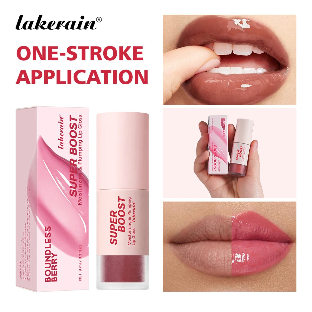 Moisturizing & Plumping Lip Gloss High Shine or Shimmer Finish Long Lasting Hydration Care Fresh Sensation Non-Sticky Lip Gloss Oasis Select