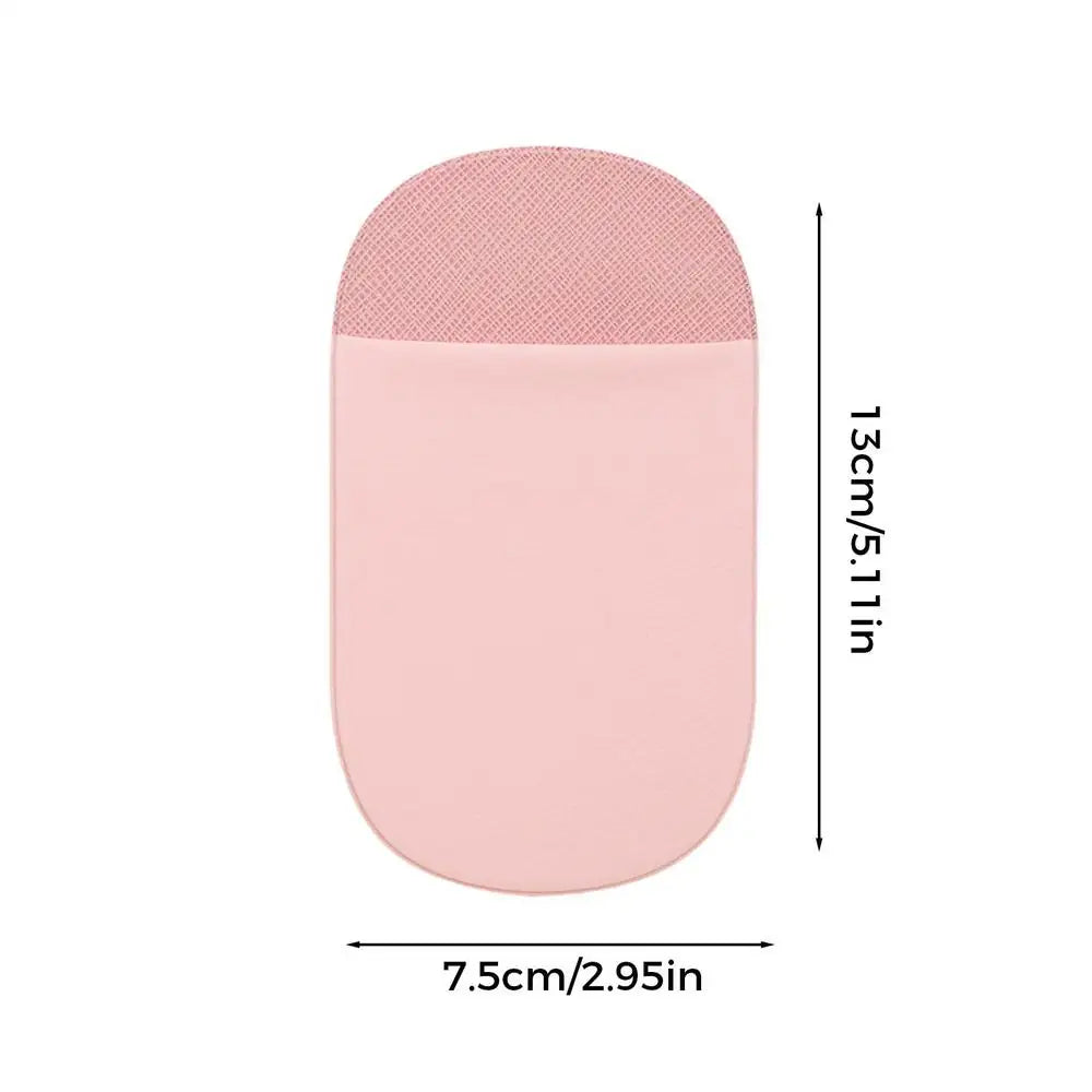 Adhesive Back Storage Bag For I-Pad Laptop Reusable Reposition Cable/MousePowerbank Pouch Tablet Accessories Holder Oasis Select Pink