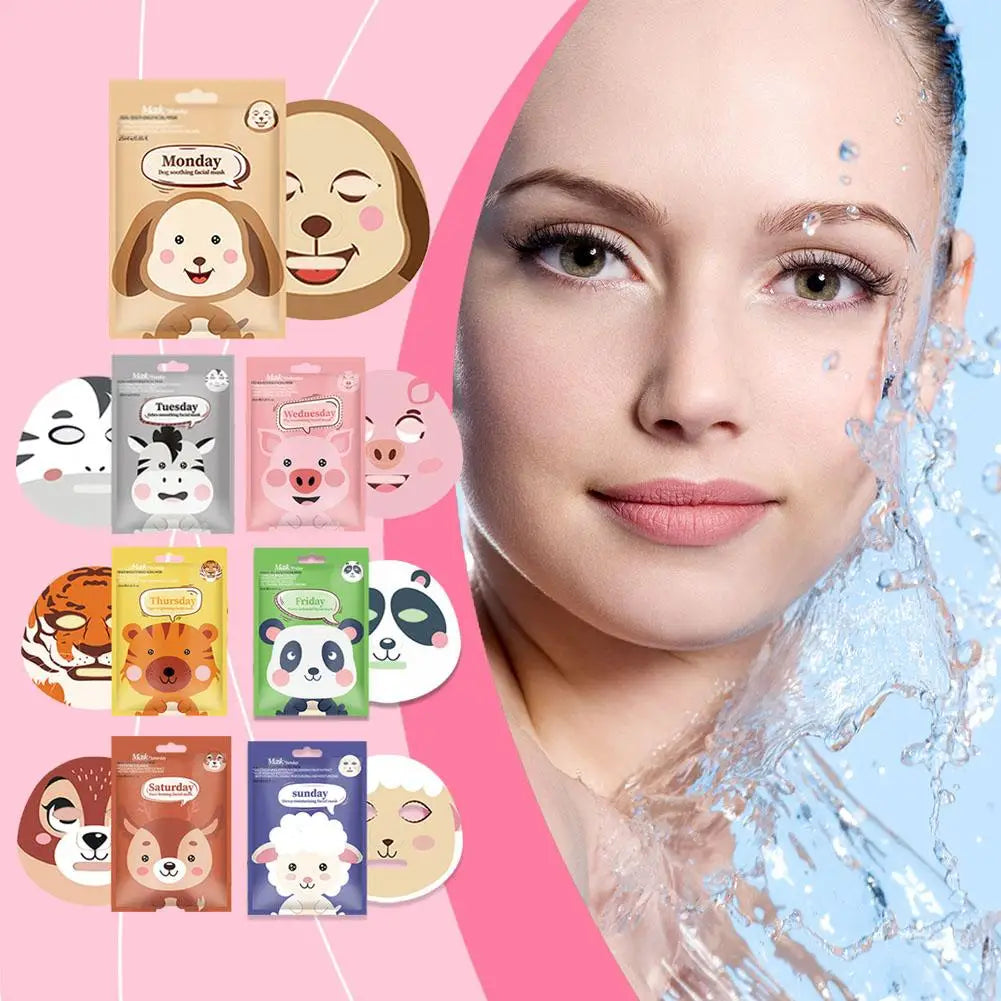 Animal Print Sheet Mask – Collagen & Hyaluronic Acid Hydration Hydrating Sheet Mask Oasis Select